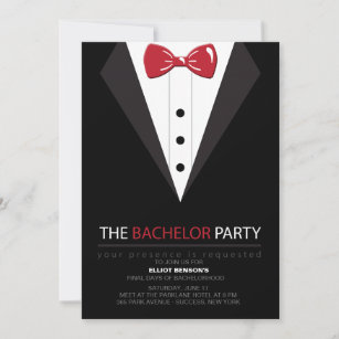 The Bachelor Party Invitation