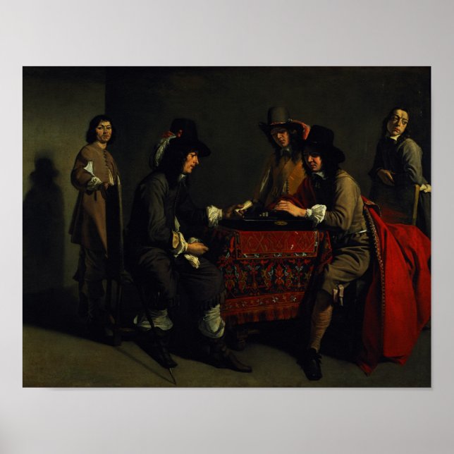 The Backgammon Players Poster (Front)