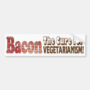 The Bacon Cure Bumper Sticker