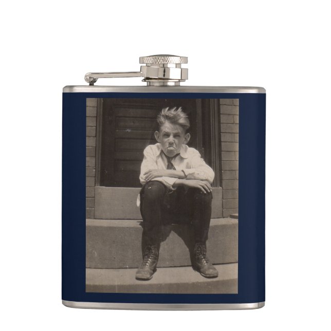 the bad attitude flask (Front)
