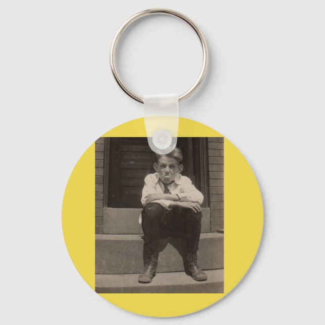 the bad attitude keychain (Front)