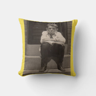 the bad attitude throw pillow