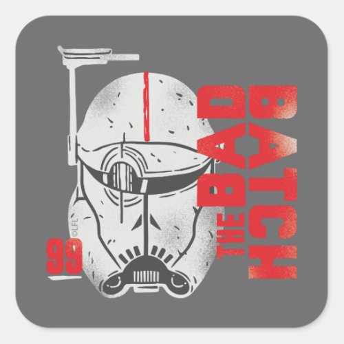 The Bad Batch  Clone Force 99 _ Crosshair Square Sticker