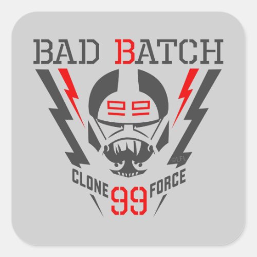 The Bad Batch  Clone Force 99 _ Wrecker Square Sticker