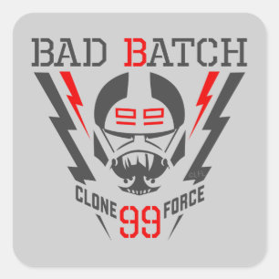 The Bad Batch Clone Force 99 - Wrecker Square Sticker
