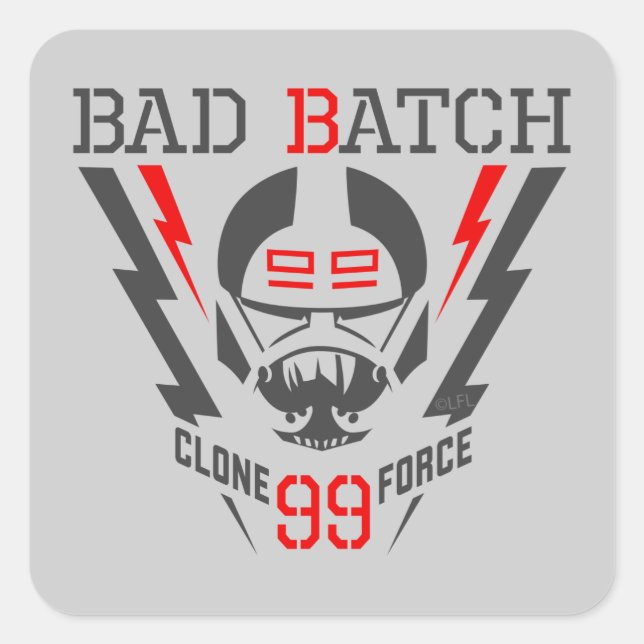 The Bad Batch | Clone Force 99 - Wrecker Square Sticker (Front)