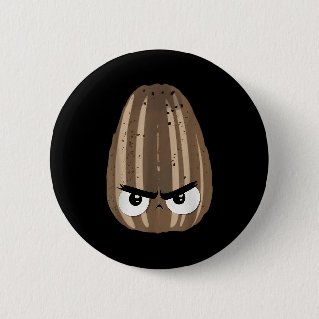 The Bad Seed Good Egg Teacher Halloween Costume Fo Button (Front)