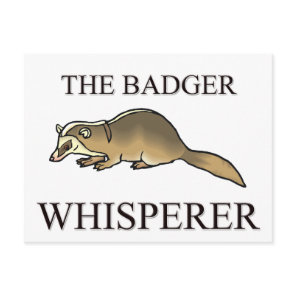The Badger Whisperer Postcard
