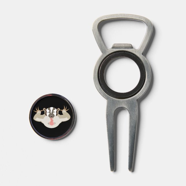 The Badgering Badger_Big Attitude_My Gear Divot Tool (Front (Open))
