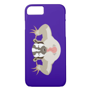The Badgering Badger_purple iPhone 8/7 Case