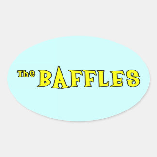 The Baffles Oval Sticker