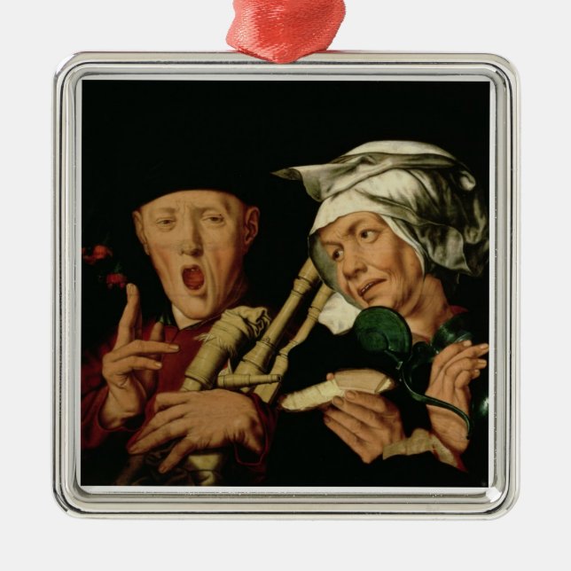 The Bagpiper Metal Ornament (Front)