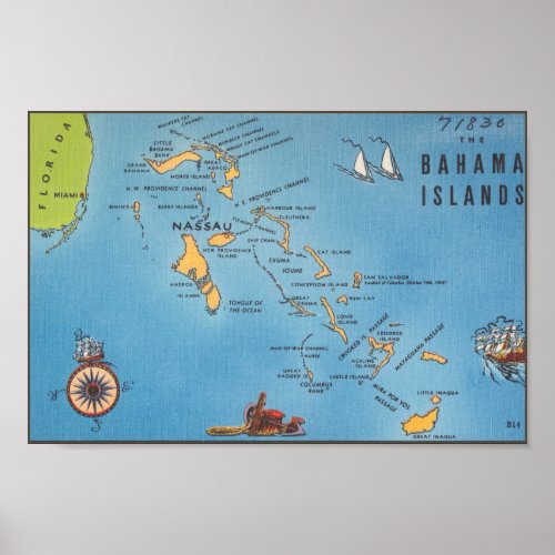 The Bahama Islands Poster