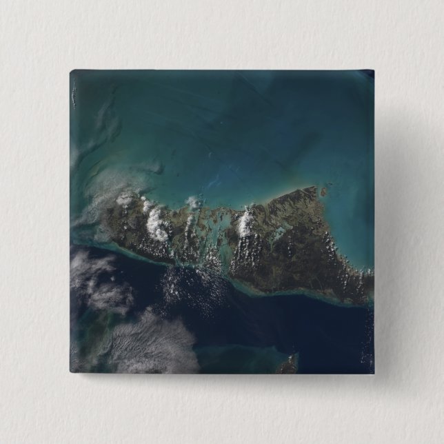 The Bahamas' Andros Island Pinback Button (Front)
