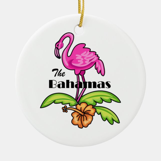 The Bahamas Ceramic Ornament (Front)
