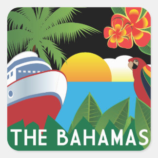 The Bahamas Cruise Square Sticker