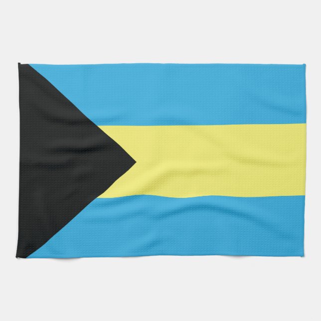 The Bahamas Flag Kitchen Towel (Horizontal)