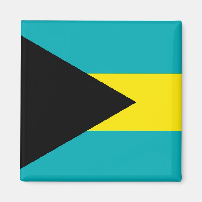 The Bahamas Flag  Magnet (Front)