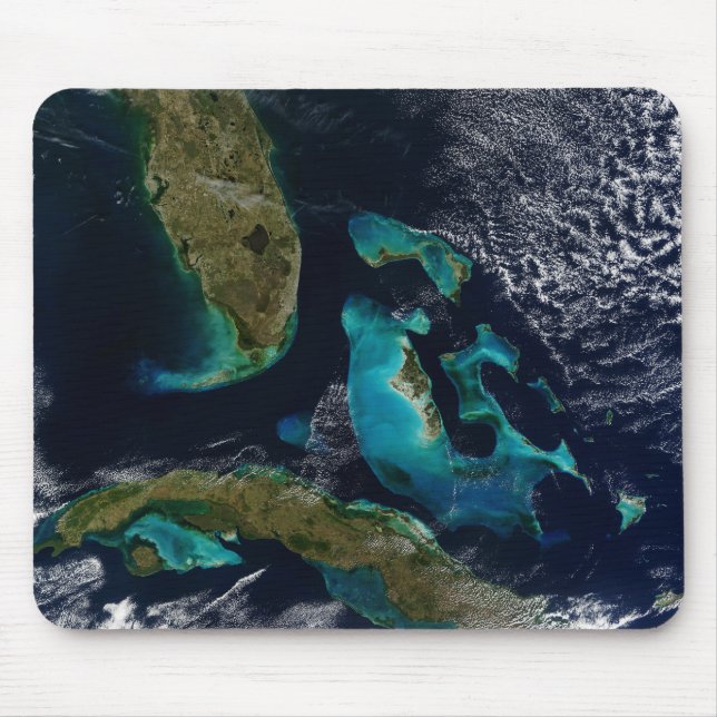 The Bahamas, Florida, and Cuba Mouse Pad (Front)