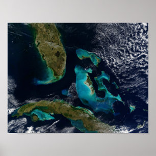 The Bahamas, Florida, and Cuba Poster