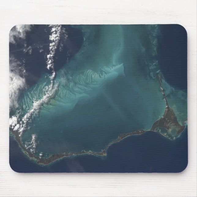 The Bahamas' lengthy narrow Eleuthra Island Mouse Pad (Front)