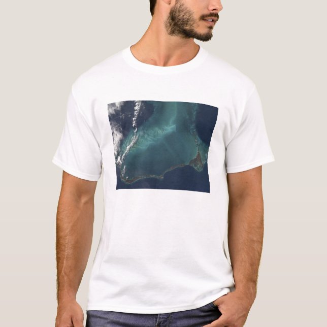 The Bahamas' lengthy narrow Eleuthra Island T-Shirt (Front)