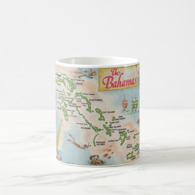 The Bahamas Map Mug (Center)