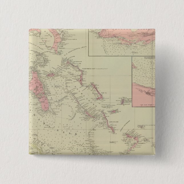 The Bahamas Pinback Button (Front)