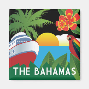 The Bahamas with Cruise Ship Magnet