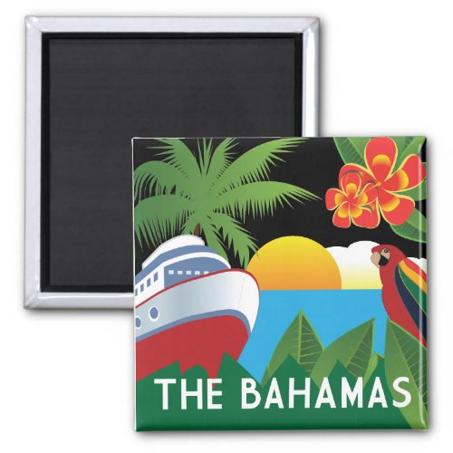 The Bahamas with Cruise Ship Magnet