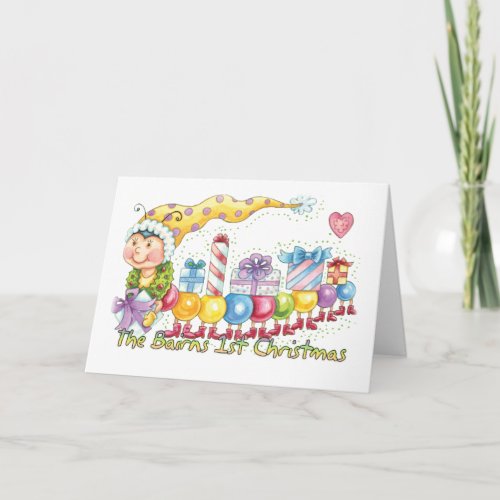 The Bairns 1st Christmas _ Cute Bairns Baby Card
