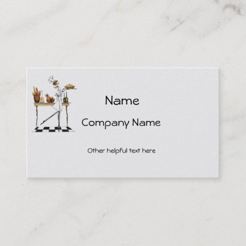 The Baker Business Card
