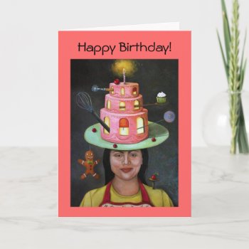 The Baker Card by paintingmaniac at Zazzle