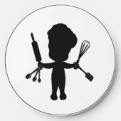 The Baker Juggles His Utensils / Tools Wireless Charger (Front)