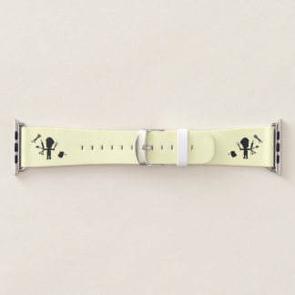The Baker Juggles His Utensils / Tools Yellow Apple Watch Band