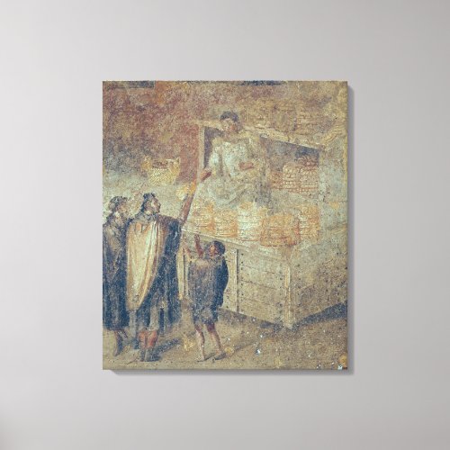 The Bakers Shop from the Casa del Canvas Print