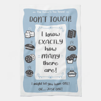 The Baker's Tea Towel Gift (Blue)