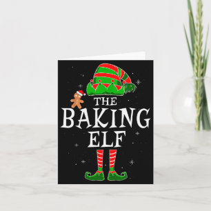 The Baking Elf Group Matching Family Christmas Coo Card