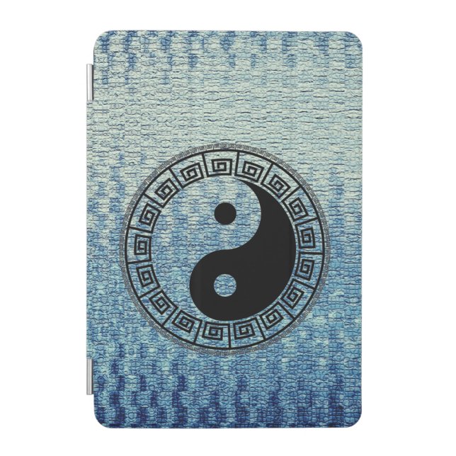 The Balance: Yin Yang Greek Key TCM iPad Mini Cover (Front)