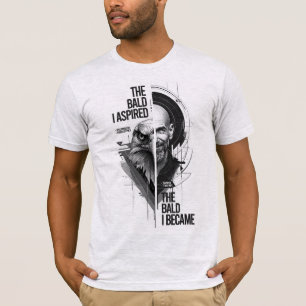 The Bald I Became – Premium Graphic Tee