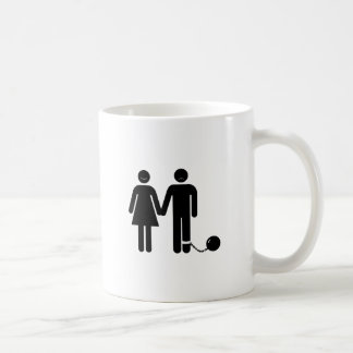 The "Ball and Chained" groom Coffee Mug