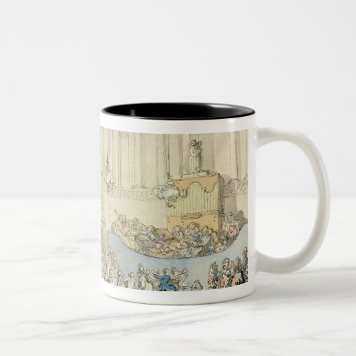 The Ball from Scenes at Bath pen  ink and wc Two_Tone Coffee Mug