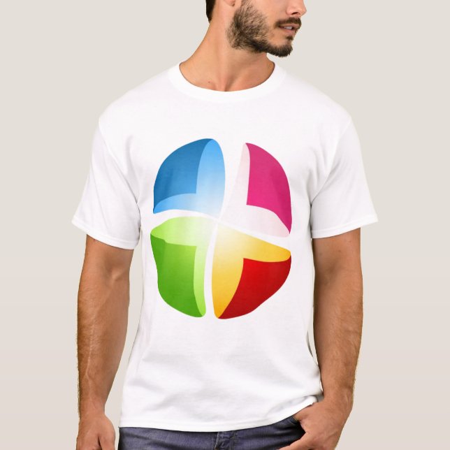 The Ball round design  T-Shirt (Front)