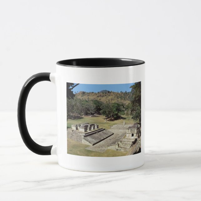 The Ballcourt in the Main Square, Classic Period Mug (Left)