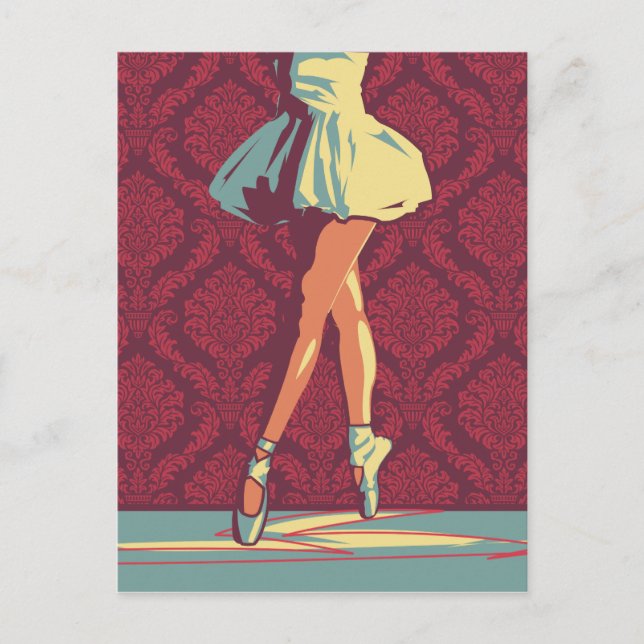 The Ballerina Postcard (Front)