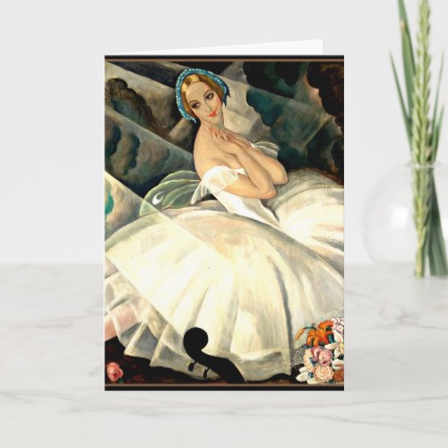 The Ballerina Ullal Poulsen inBallet Chopiniana Card