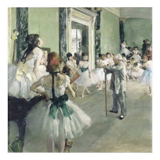 The Ballet Class Edgar Degas   Acrylic Print (Front)
