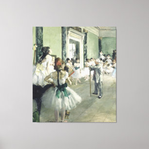 The Ballet Class  Edgar Degas     Canvas Print