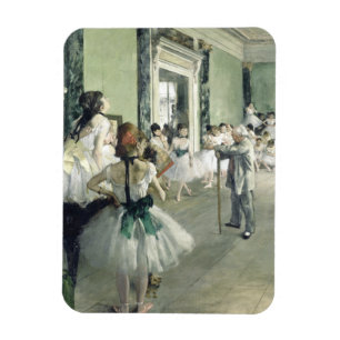 The Ballet Class  Edgar Degas     Magnet