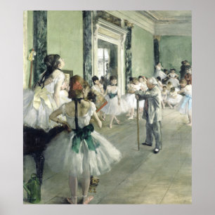 The Ballet Class Edgar Degas Poster
